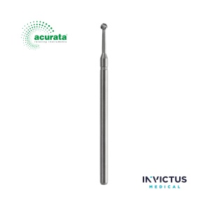 Freză chirurgicală de os Acurata | Formă sferică | Piesă dreaptă | Ø 1.8 mm | Cod 500.104.001.258.018