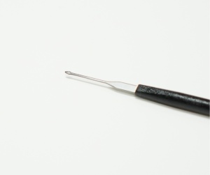 Microlamă pentru microchirurgie vârf tip șarpe (Snake Blade), flexibile, cu mâner integrat - Img 3