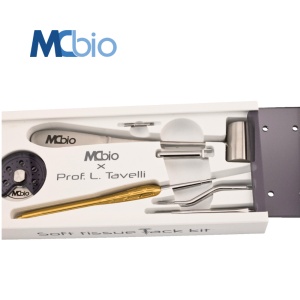 Soft Tissue Tack Kit Standard – MCbio × Prof. L. Tavelli, instrumentar complet pentru fixarea grefelor de țesut moale (cod 575973)