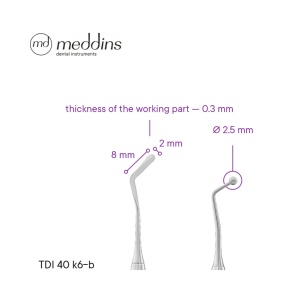 Spatulă de Modelare – Plugger (minge) Tip 6 – TDI 40 k6-b - Img 2