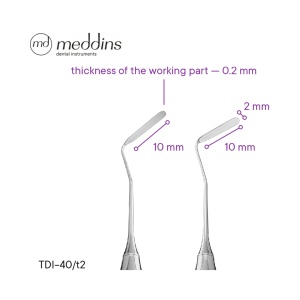 Spatulă de Modelare pentru Zone Greu Accesibile Tip 2 – TDI-40/t2 - Img 2