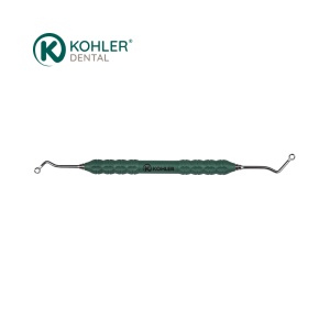 3306 – Instrument Țesut Granulație 4 mm Dr. Sabeti PEEK Green – KOHLER Dental – Versiune Scurtă și Lungă