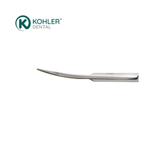 4017 – Foarfece angulată pentru țesut și mucoasă GOLDMAN-FOX, 12,5 cm – Kohler Dental - Img 3