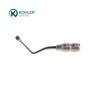 7657-S – Chiuretă Os Alveolară LUCAS 86 Zimți Ø 3,3 mm – KOHLER Dental TRINOVO – Prindere Superioară Situri Medii