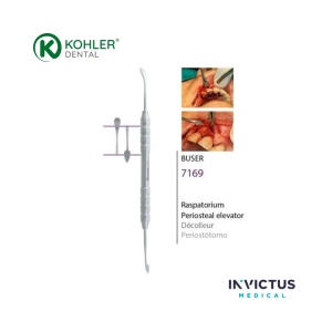 Decolator Periostal BUSER Kohler 7169 TRINOVO® – Instrument Chirurgie Orală și Implantologie din Oțel German - Img 5