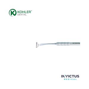 Decolator Periostal NORDBERG Kohler 7108 TRINOVO® – Instrument Microchirurgie Parodontală și GBR din Oțel German - Img 3
