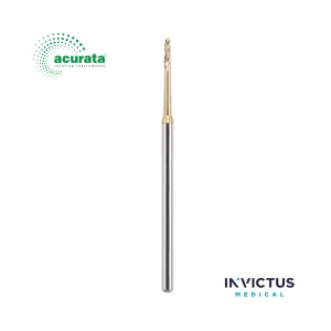 Freză chirurgicală de os Acurata | Tip ferăstrău (4 tăișuri) | Piesă dreaptă | Ø 1.6 mm | Cod 510.104.254.297.016