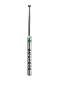 Freza diamantata cu gat lung, forma globulara, diametru 1 mm - ACURATA