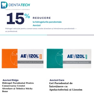 Gama Aevizol – Hidrogel Regenerare Creastă (Ridge) & Gel Parodontal (Care) | Promoție: 15% Reducere