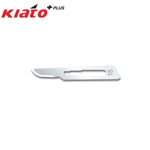 Lame chirurgicale KIATO Plus nr. 15 – sterile, oțel carbon (100 buc./cutie)