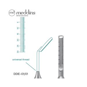 Mâner Oglindă cu Riglă Endodontică Meddins DDIE-01/01 - Img 2