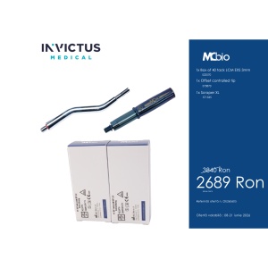 MCbio Surgery – Kit 40 Pini LCM EXS 3mm cu Offset Controlled Tip și Scraper XL