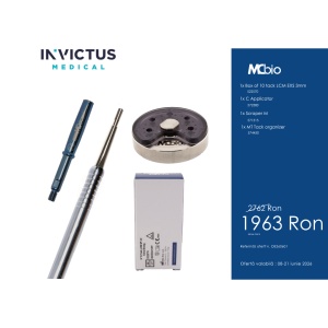 MCbio Surgery – Kit Pini LCM EXS 3mm cu Aplicator C și Scraper M
