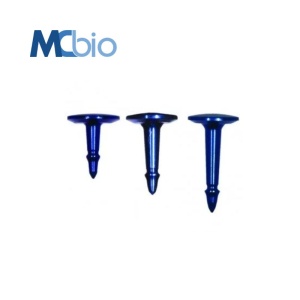 Pini Supertack pentru fixarea membranelor – MC Bio Surgery, Titan Gr5 steril, Ø2,5 mm, 3 / 4 / 5 mm (cutie 5 sau 10 buc.)