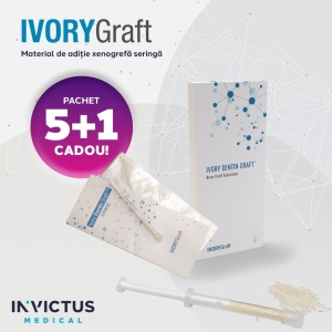 5+1 Cadou - Material de adiție xenogrefă Seringă- Ivory Graft - Img 1