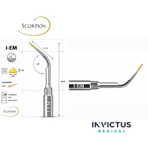Anse de detartraj i-EM Scorpion pentru EMS / Woodpecker – Compatibile cu capacele PEEK CLiP