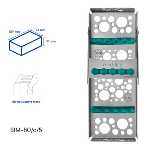 Casetă Sterilizare Instrumente Meddins – SIM-80 c/5 (5 instrumente) - Img 3