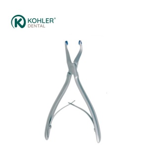 Cleste îndepărtare provizorii/coroane cu inserții, 14 cm – Kohler Dental 7360
