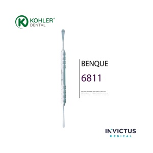 Decolator Periostal BENQUE Kohler 6811 TRINOVO® – Instrument Chirurgie Parodontală și Implantologie din Oțel German și PEEK - Img 3