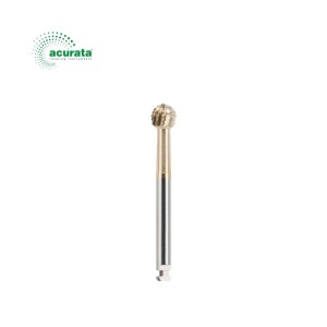 Freză chirurgicală sferică Acurata ZrN, contraunghi RA 205, Ø 4,0 mm