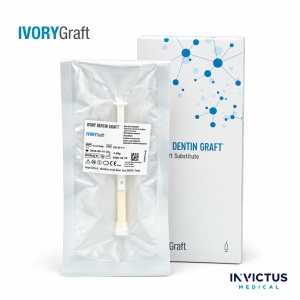 Ivory Dentin Graft – material de adiție din dentină, în seringă (0,5 g / 1 g)