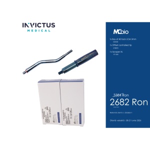 MCbio Surgery – Kit 40 Pini LCM 3mm cu Offset Controlled Tip și Scraper XL