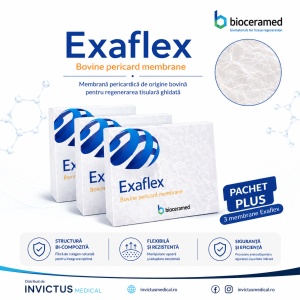 Pachet PLUS 3 x Membrane Resorbabile EXAFLEX