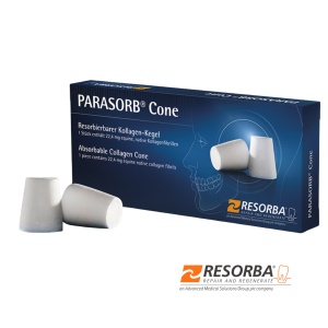 RESORBA PARASORB® Cone DK1010 – conuri hemostatice resorbabile din colagen ecvin pentru alveola post-extracțională (10 buc.) - Img 5