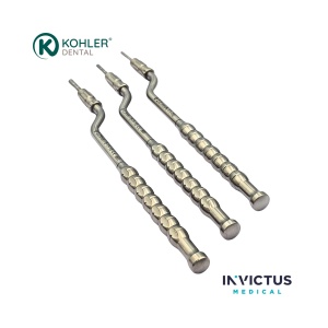 Set osteotoame concave angulate cu șurub de stop TRINOVO (2.0 / 2.5 / 3.25 mm) – KOHLER Dental - Img 2