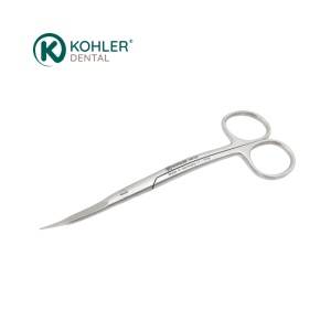 4010 - Foarfece dublu angulata pentru tesut si mucoasa GOLDMAN - FOX - 12,5 cm - KOHLER Dental - Img 2