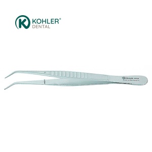 6050 – Pensă Angulată COLLEGE Strong Tips 15 cm – KOHLER Dental – Prindere Fermă Materiale Rezistente