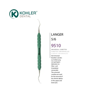 9510 - Chiureta universala LANGER 5/6 - TRINOVO Peek - KOHLER Dental - Img 2