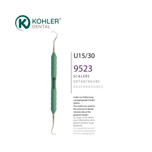 9523 – Racletă (Seceră) U15/30, mâner TRINOVO Peek – KOHLER Dental - Img 2