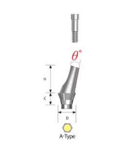 Bont Protetic Angulat 15 ˚, Ø5.0, 1mm, R&W Platform Biotem - Img 3