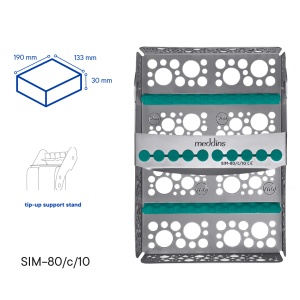 Casetă Sterilizare Instrumente Meddins – SIM-80 c/10 (10 instrumente) - Img 4