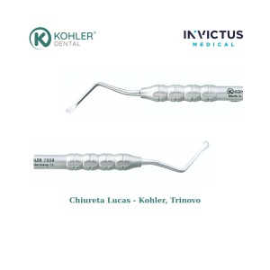 Chiuretă de Os Alveolară LUCAS – KOHLER Dental TRINOVO – Chiuretaj Osos Precisârf tip lingură (spoon), destinate debridării și chiuretajului controlat al țesutului osos în chirurgia orală, implantologie și parodontologie. Seria Lucas standard (fără zimți) - Img 2