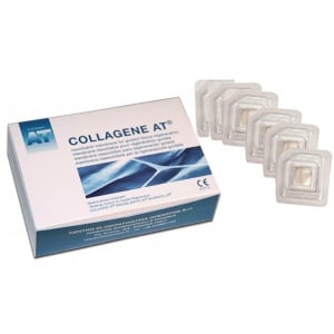 Collagene AT – Membrane din colagen, 6 bucăți, resorbție medie, 22×22 mm - Img 2