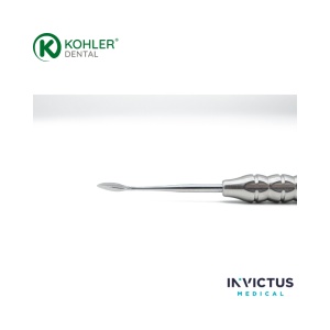 Decolator de Papilă Dublu Angulat 2,4 / 3 mm Kohler 7198 TRINOVO® – Instrument Microchirurgie Estetică și Parodontală din Oțel German - Img 5