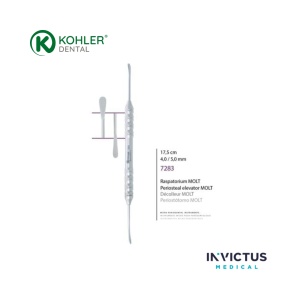 Decolator Periostal Kohler 7283 TRINOVO® – Instrument Chirurgie Orală și Implantologie din Oțel German - Img 4