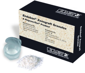 Endobon Xenograft ZimVie – granulație mică 500–1000 μm, pentru adiții osoase (0,5 g / 1 g)