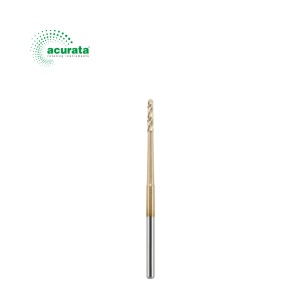 Freza chirurgicală extradură pentru turbină, acoperită cu nitrură de zirconiu, formă cilindrică (Lindemann) diametru 1.2 mm,L 32mm - Img 1