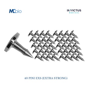 Pachet "Economic" cu 40 de Pini MC Bio Surgery EXS – Extra Strong, Ø2.5 mm și lungime de 3 mm