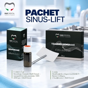 Pachet sinus lift: xenogrefă Novobone 2 g + membrană T-Barrier - Img 2