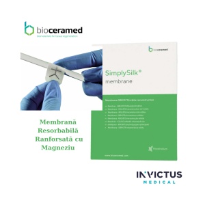 SimplySilk® Barrier Magnesium – Membrană Resorbabilă din Fibră de Mătase cu Ranforsare din Magneziu