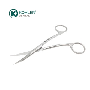 4010 - Foarfece dublu angulata pentru tesut si mucoasa GOLDMAN - FOX - 12,5 cm - KOHLER Dental - Img 3