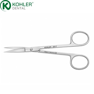 4017 - Foarfecă chirurgicală angulată Goldman-Fox pentru țesut și mucoasă KOHLER Dental, 12,5 cm