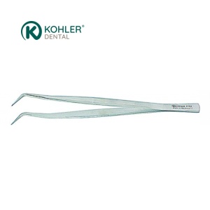 5160 – Pensă Angulată CAULK 16 cm – KOHLER Dental – Chirurgie Orală și Acces Zone Profunde