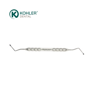 7656-S – Chiuretă Os Alveolară LUCAS 85 Zimți Ø 2,8 mm – KOHLER Dental TRINOVO – Prindere Superioară Granulație - Img 2