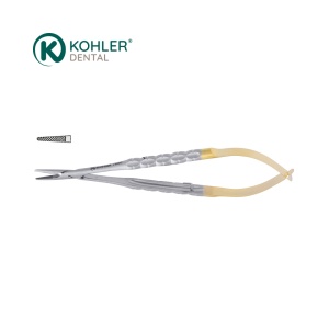 7660 – Micro port-ac CASTROVIEJO, 14 cm, drept, cu inserții din carbură de tungsten – KOHLER Dental - Img 3