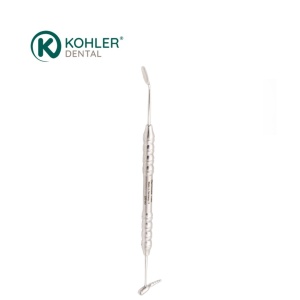 Aplicator și condensator pentru material osos cu oprire de siguranță, angulat, gradat – Kohler Dental (7480)